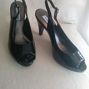 Steve Madden patent leather slingback heels-sz 9M
